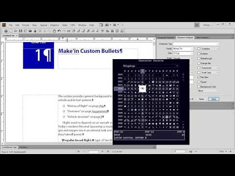 Adobe Framemaker - Create Custom Bullets