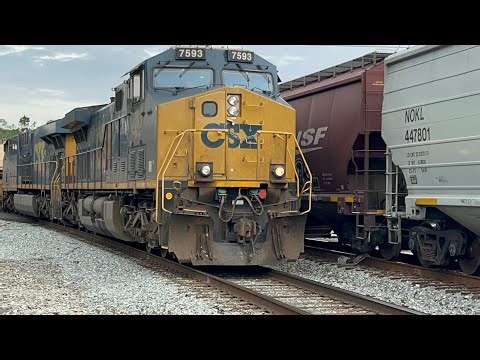 Approaching Dresden street Waycross ga southbound on track 1 CSX Fitzgerald Subdivision 1/24/25