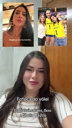 Explicando a fofoca com prints #gabiguimaraes #boounzueta #sheilacastro #voleibolfemenino #antropova