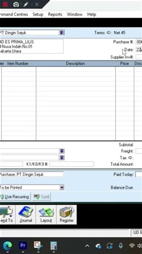 How to Correctly Input Transaction Document 18 for Purchase Invoices in MYOB | UKK 2026