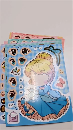 Disney Princess DIY make a face sticker