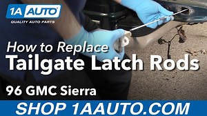 How to Replace Tailgate Latch Rods 1988-2000 GMC Sierra K1500