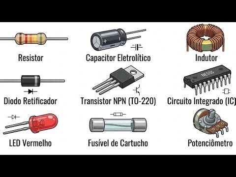 Cada Tipo de Componente Eletrônico Explicado em 06 Minutos parte 01