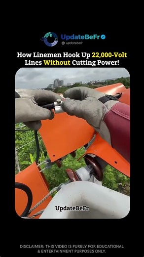 How Linemen Work on 22,000 VOLTS Without Getting Zapped!