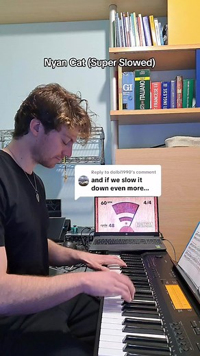 Nyan Cat Super Slowed Piano Cover