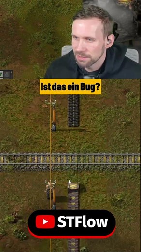 Factorio dreht meine Untergrundbänder um… Bug oder ich blind? #shorts