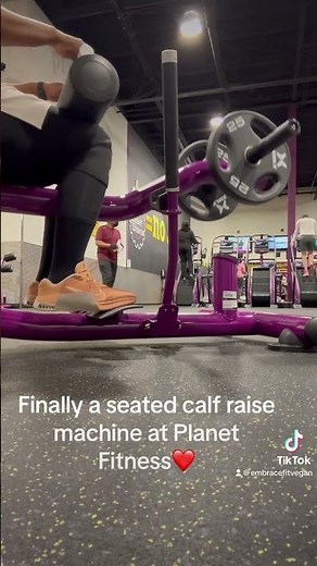 Seated Calf Raises at Planet Fitness