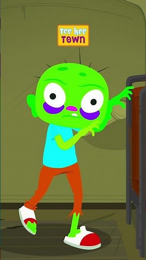 Wheels on the Bus Spooky🚍👻 | spooky Fun for Kids 🎶 #shorts #teeheetown #spooky