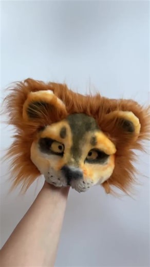 Premium Therian Lion Mask Set | High-quality Handmade Half Mask | Realistic Brown-orange Lion for Teens | Perfect Cosplay & Christmas Gift - Etsy
