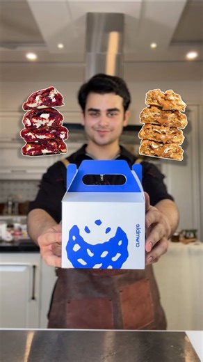 Muhammad Danial on Instagram: "Copycat Crumble Cookies! 🍪 Recipe ingredients: Unsalted butter 1 cup (225g) 1/2 cup white sugar (100g) 1 cup brown sugar (200g) 1 tsp vanilla 2 eggs 3 cups flour/maida (350g) 2 tsp cornflour / cornstarch 1/2 tsp salt 1 tsp baking soda (Baking instructions and temperature in video) Classic chocolate chip: Mix in 1/2 cup dark chocolate Freeze 30 minutes and bake (freeze longer for thicker cookies) Red velvet cheesecake: Mix 2 tap cocoa powder, red food colouring, an