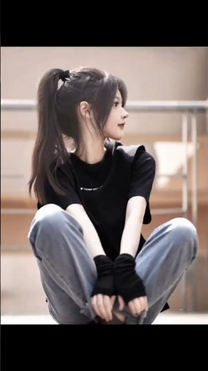 “Want a cute ponytail that makes you look instantly aesthetic? Try this!" #hairstyle