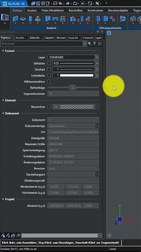 Dark Mode und Light Mode in Allplan