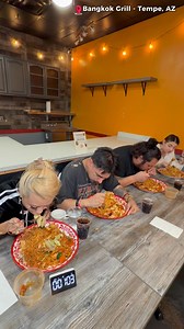 1.2M views · 27K reactions | $200 Prize Crazy Noodles Eating Contest at Bangkok Grill in Tempe, AZ | Raìna | Facebook