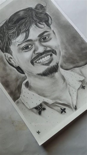 Realistic Portrait Sketch ✍️ | Hyper Realistic Pencil Drawing #shorts#art