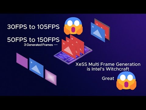 Intel XeSS Multi Frame Generation on ARC B580 is a game changer!