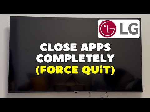 LG Smart TV: How to Completely Close an App (Force Quit)