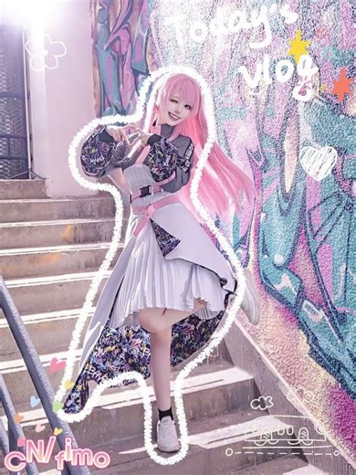 Poppin'Party×MyGO!!!!! 合同ライブ衣装 千早愛音のコスプレ動画 【CGcosplay】