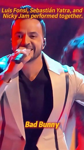 Luis Fonsi, Sebastián Yatra, and Nicky Jam performed together.#LuisFonsi #SebastianYatra #NickyJam #EnVivo #LatinPop