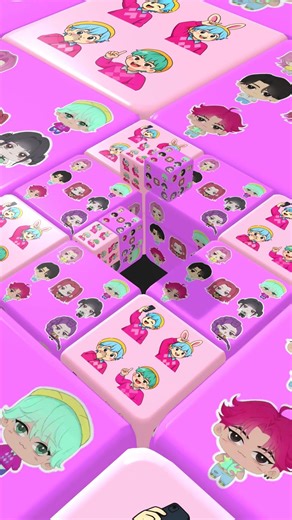 Kpop Demon Hunters Face Ball Falling #kpop #jpop #케데헌 #kpopdemonhunters #animation #roblox