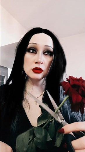 Morticia and Gomez relationship goals 🌹🖤 #shorts