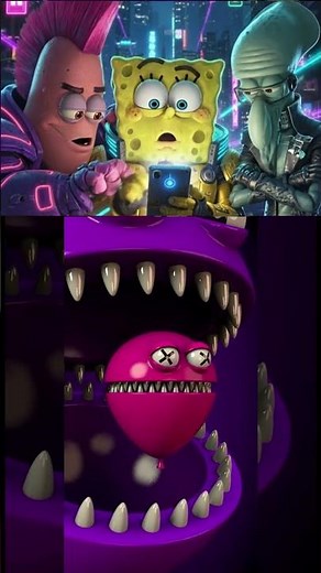 Cyberpunk Spongebob saw too much today... 💀
