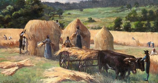 Work on the Monticello Plantation