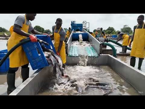 Inside a Catfish Rearing Factory: How Thousands of Catfish Are Produced Daily
