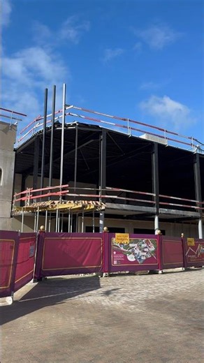 Construction progress for the future Plopsa Plaza! 🚧 #plopsaland #construction #new #buildings