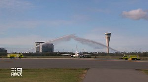 39K views · 331 reactions | Brisbane Airport's brand new billion-dollar runway is officially open. Today's historic occasion marked by Brisbane-based carrier, Virgin Australia, taking off with a plane full of passengers. #9News | 9 News | Facebook