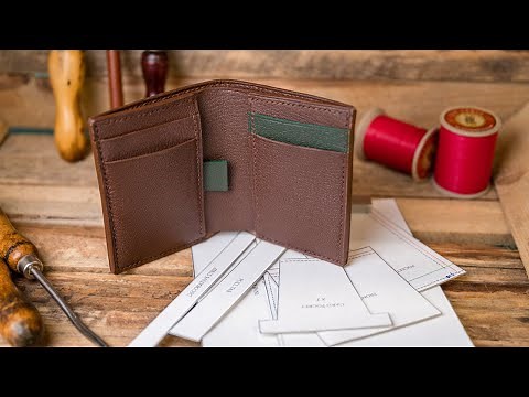 Make Your Own - Vertical Bi-fold Wallet ~ Make Along // PDF Pattern Pack