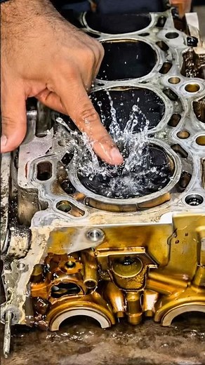 How to Test Cylinder Head for Leakage Step by Step #shorts