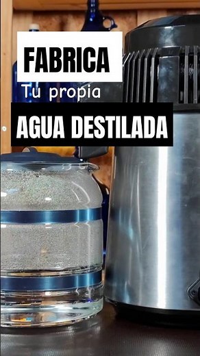 Como hacer agua destilada en casa con el destilador #Megahome