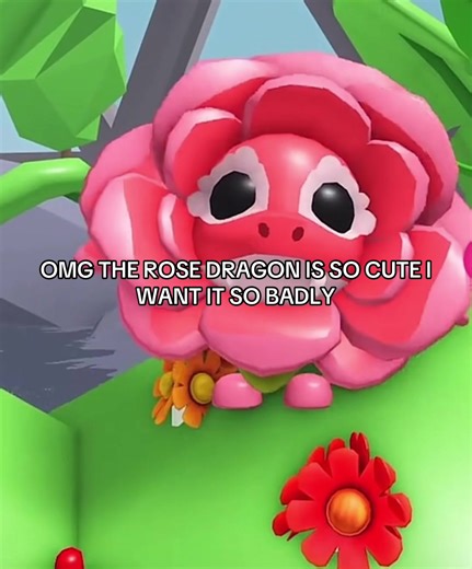 I LOVE the new rose dragon in adopt me ITS SO ADORABLE 🥹 #adoptme #ADOPTMEUPDATE #adoptmerosedragon #fyp #abcxyz