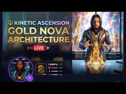 🔱 KINETIC ASCENSION: THE GOLD NOVA ARCHITECTURE IS LIVE ⚖️✨