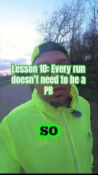 Day 10: 30 lessons in 30 days: Lesson 10 it’s not all about PB’s