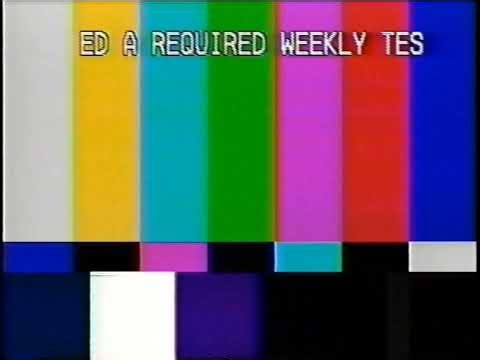 Required Weekly EAS Test (October 1999?)