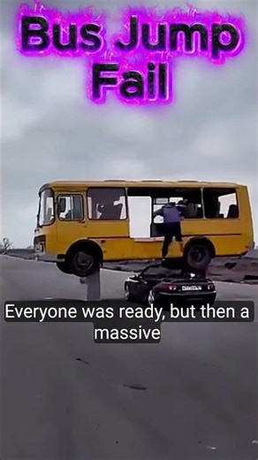 Jumping Through a Bus Failed??? #fails #failed #viral