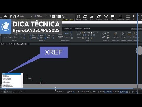 HydroLANDSCAPE 2022: Utilizando o XREF para integrar projetos