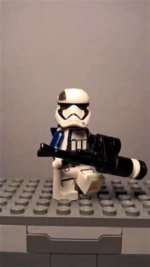 How to make a First Order Patrol Trooper in LEGO... #shorts #legostarwars