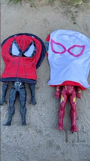 Hulk chooses masks for Ironman and Venom | Marvel Toys