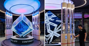 adidas' new beijing store immerses shoppers in a series of interactive 'phygital' installations