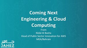 10K views · 11 reactions | Revisit the captivating presentation by Nidal Al Basha (Head of Public Sector Innovation for AWS MEA) at JAHEZ 3.0. Gain a fresh perspective on Engineering and Cloud Computing as he shares his expertise, leaving you inspired. | INJAZ Al-Arab | Facebook