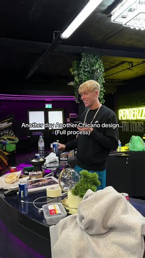 Sick Custom Chicano Tattoo Design Process