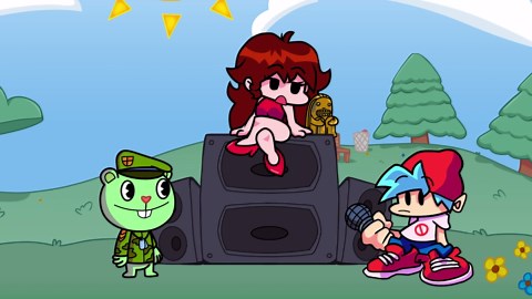 BOYFRIEND vs FLIPPY – Friday Night Funkin’ Meets Happy Tree Friends!