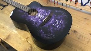 12K views · 22 reactions | Who believes in Aliens? Pick one up for just £99.99! https://lindoguitars.com/product/lindo-933c-purple-alien-acoustic-guitar/ #blackfriday | Lindo Guitars | Facebook