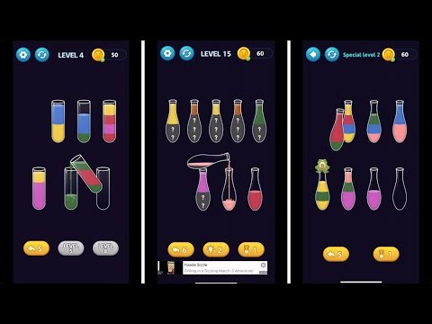 SortPuz - Water Puzzles Games (IOS Gameplay)