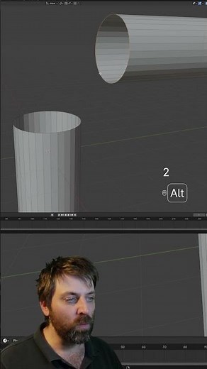 Filling the gap between two meshes or Objects - #Bridge #Blender #QuickTip 001