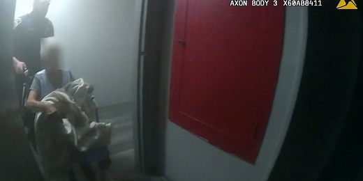 CAUGHT ON CAMERA: Officers rescue residents from apartment fire