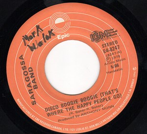 Saragossa Band - Disco Boogie Boogie (That's Where The Happy People Go)