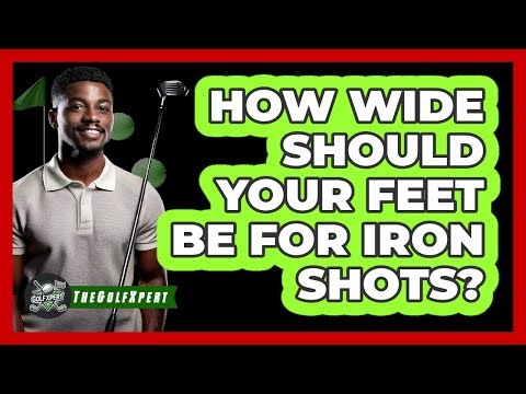 How wide should your feet be for iron shots?